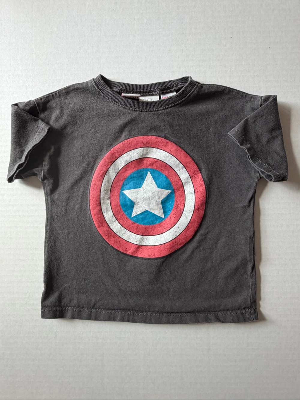 Zara Kids x Marvel Captain America Graphic T-Shirt 3Y